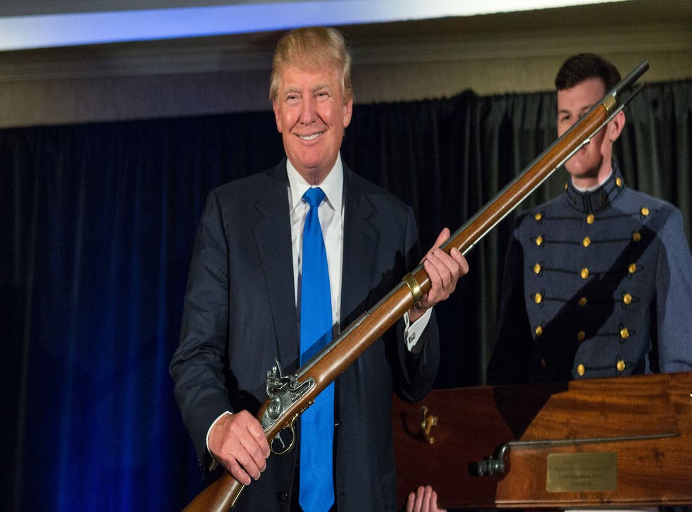 Trump is newly enamoured of guns