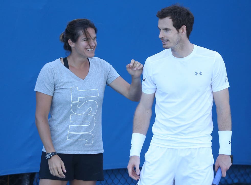 Amelie Mauresmo ended her role as Andy Murray's coach at the start of the month