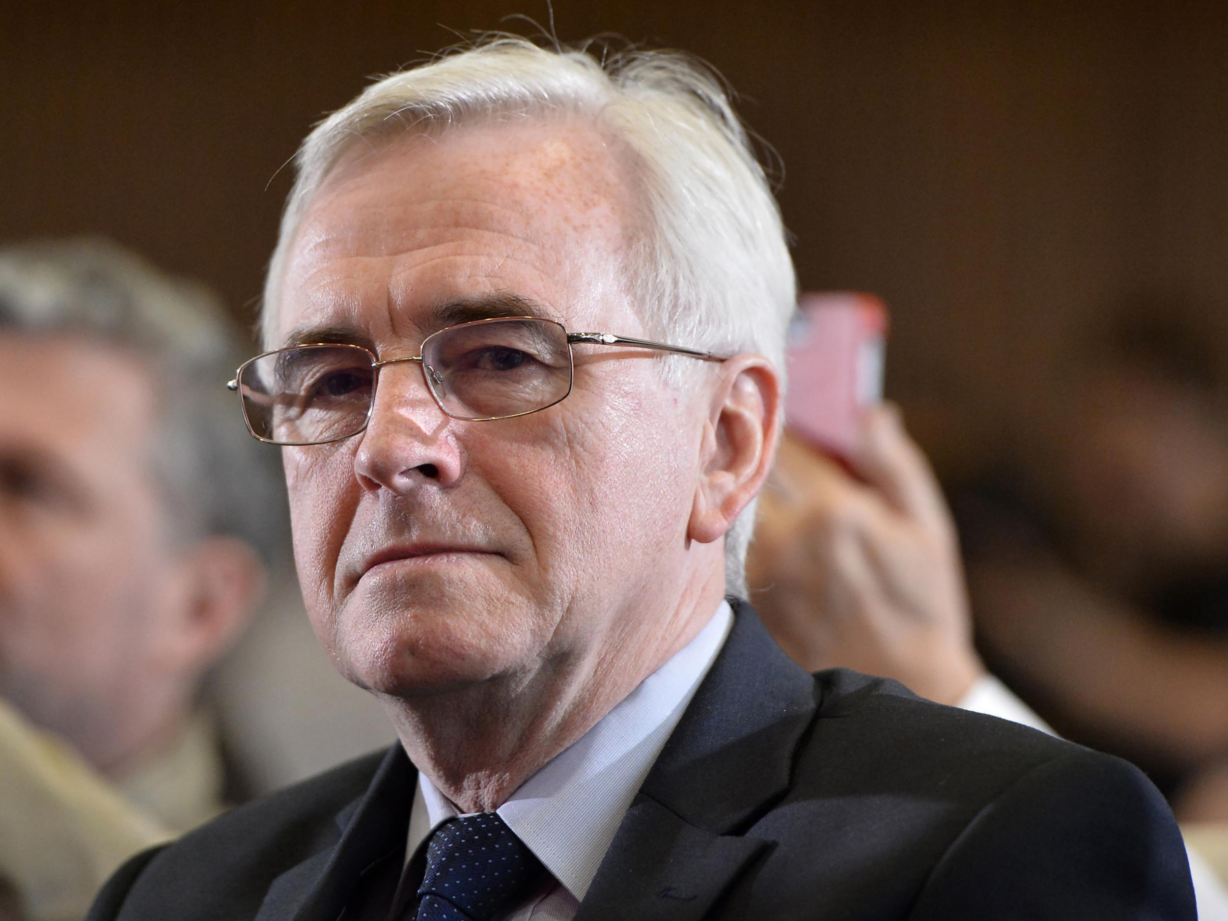 Shadow Chancellor John McDonnell says there is a 'growing consensus' against neoliberalism