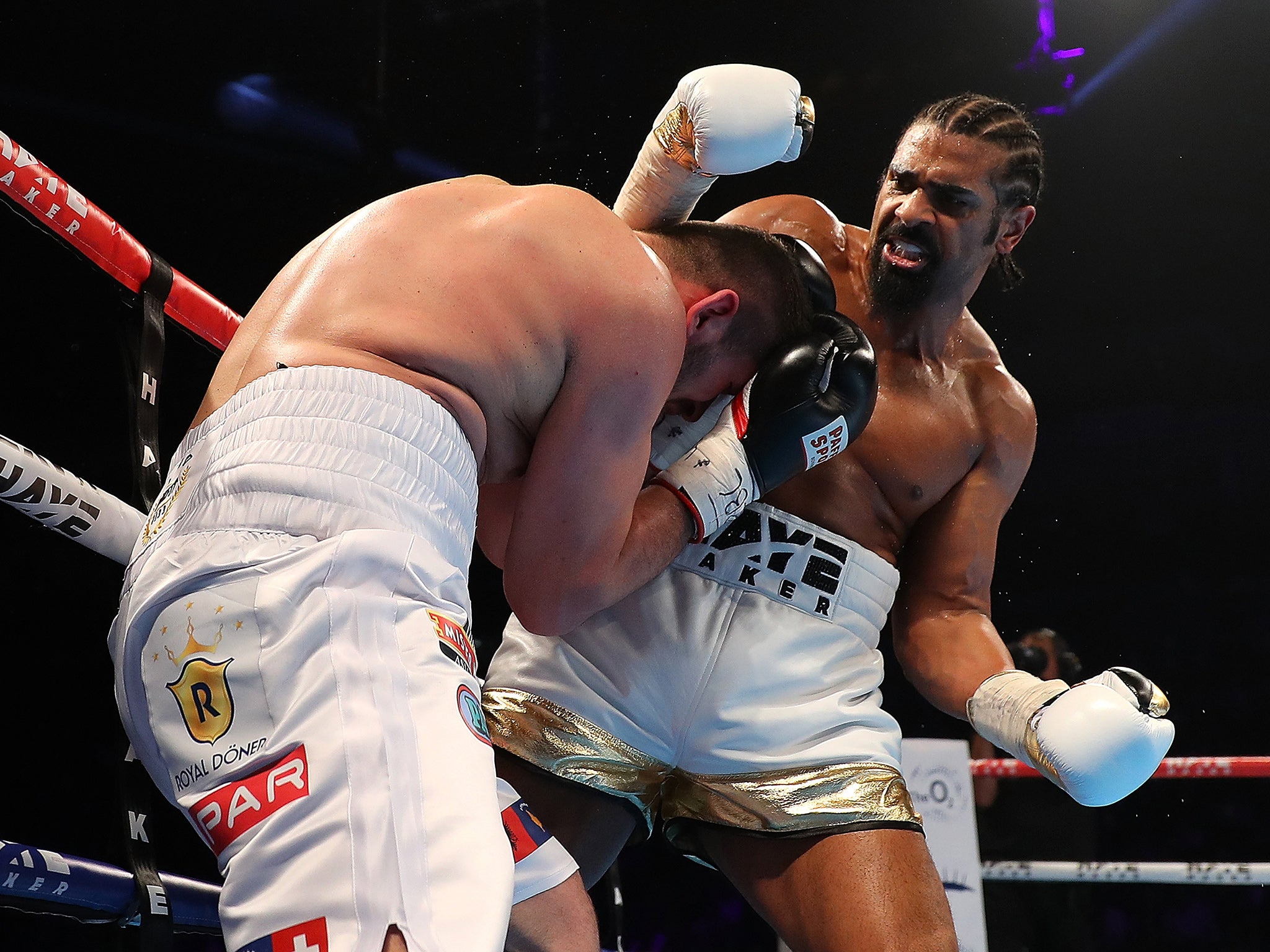 Haye secured the 26th stoppage of his career