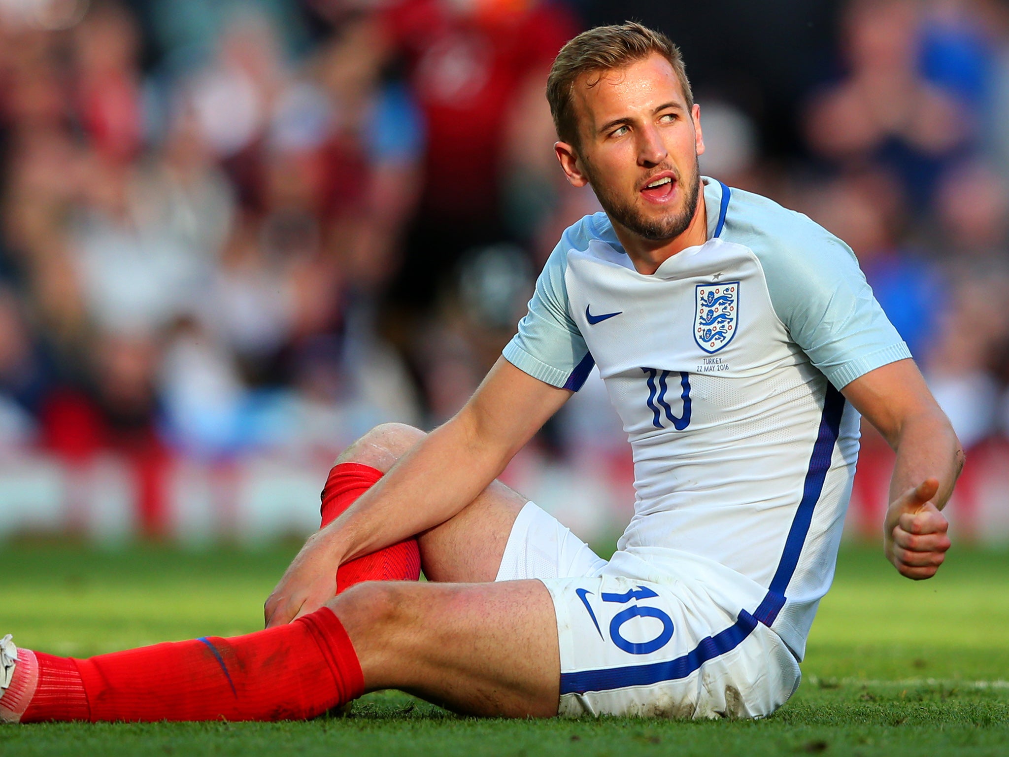 Kane was one of five Tottenham players in Hodgson's starting line-up