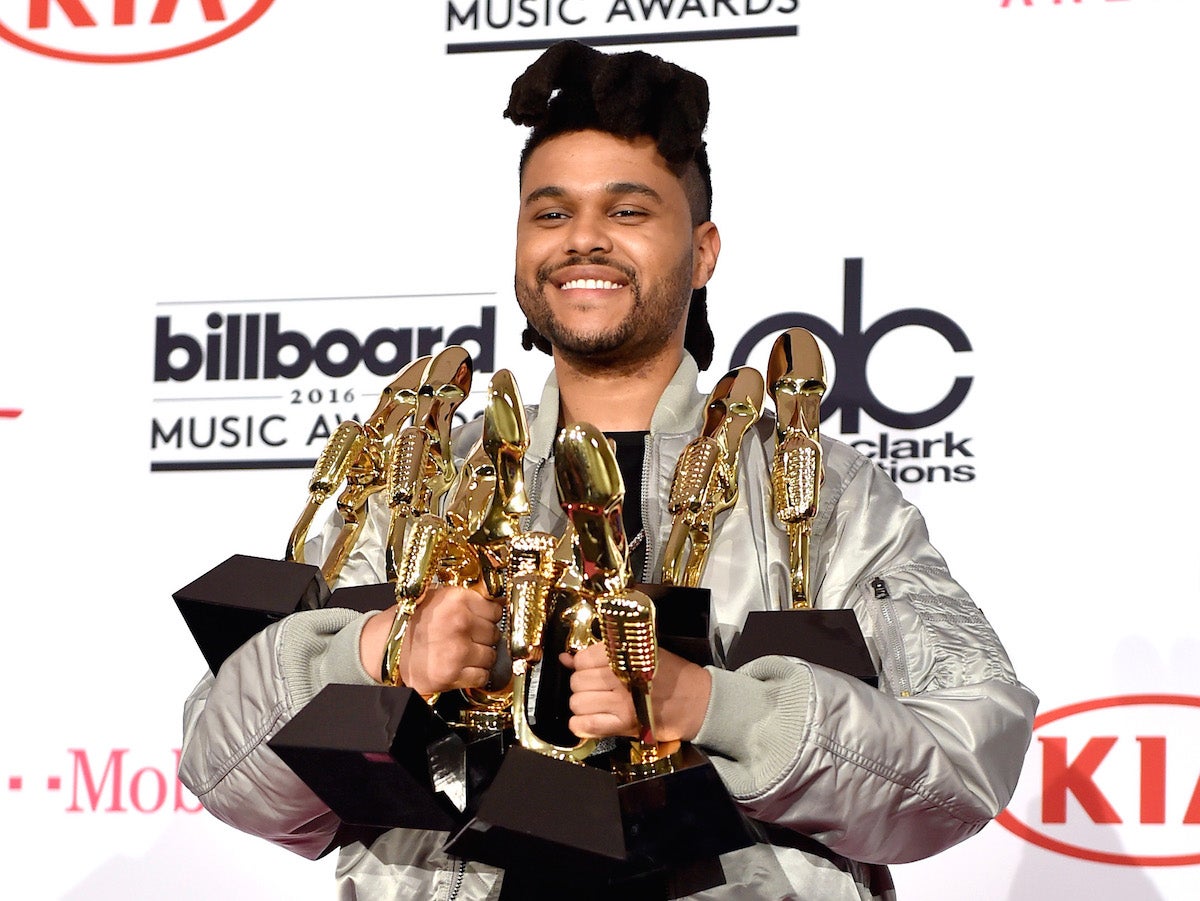 The Weeknd took home eight awards on Sunday.