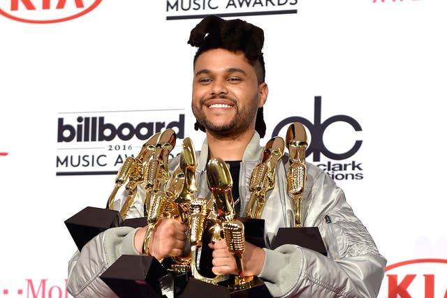 The Weeknd took home eight awards on Sunday.