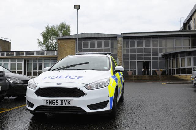 Police searched the grounds of Canterbury Academy in Kent on Monday but no bomb was found