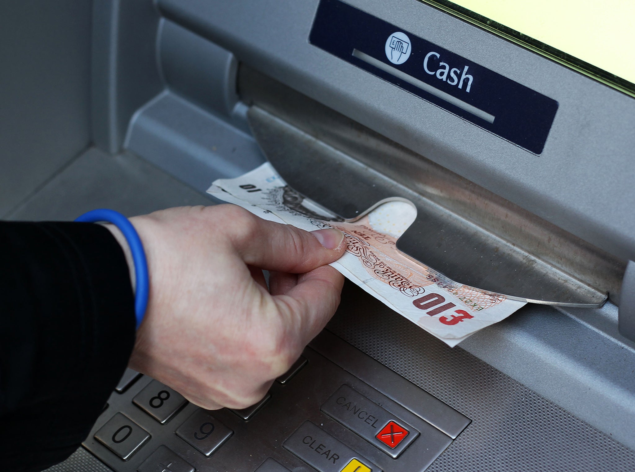 There are currently more than 70,000 ATMs across the UK, around 80 per cent of which are free