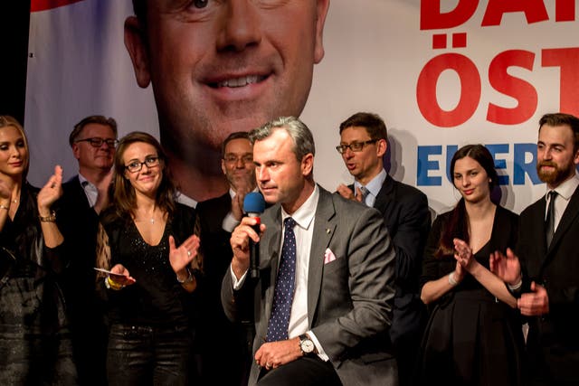 Norbert Hoffer of the right-wing Freedom Party narrowly lost in the Austrian presidential election