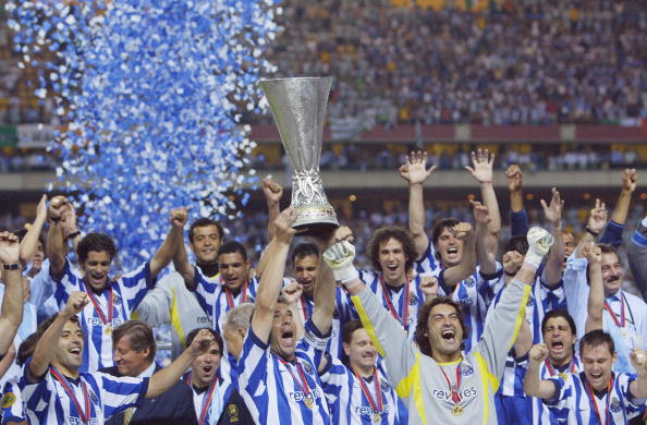 Porto's Uefa Cup win against Celtic in 2003 gave Jose Mourinho his first European trophy (Getty)