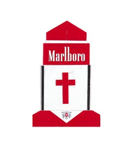 Marlboro packet, part of "Duty Paid" by Fuller