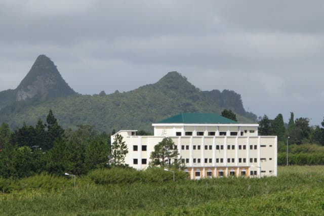 The campus, near Port Louis, opened to students this academic year
