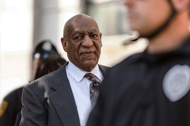 Bill Cosby arrives at the Montgomery County Courthouse in Norristown, Pennsylvania.