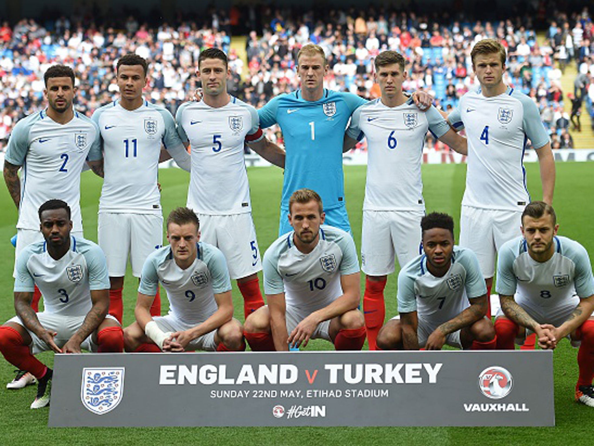 England lined up against Turkey last Sunday with five Tottenham Hotspur players in the starting XI (Getty)
