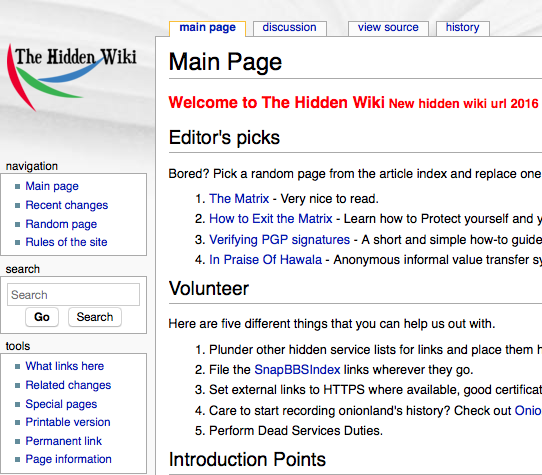 Hidden Wiki –