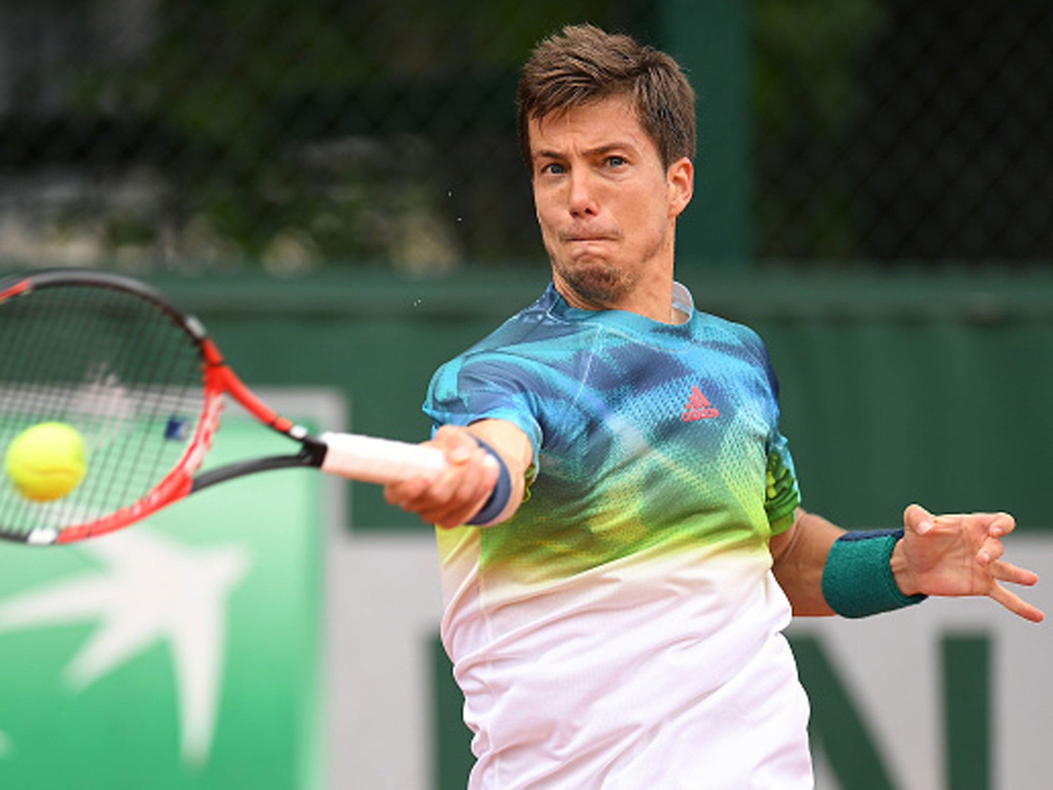 Aljaz Bedene is one of three Britons in the second round ot the men's singles (Getty)