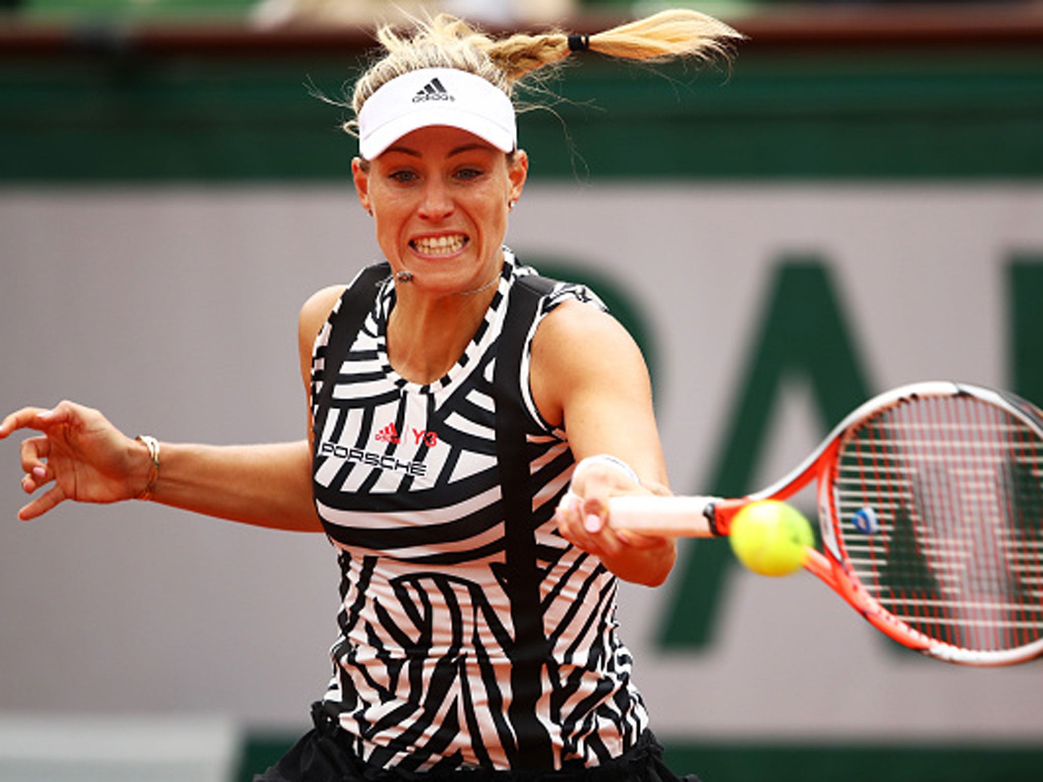 Angelique Kerber became the second Australian Open champion to fall at the first hurdle in Paris in three years (Getty)