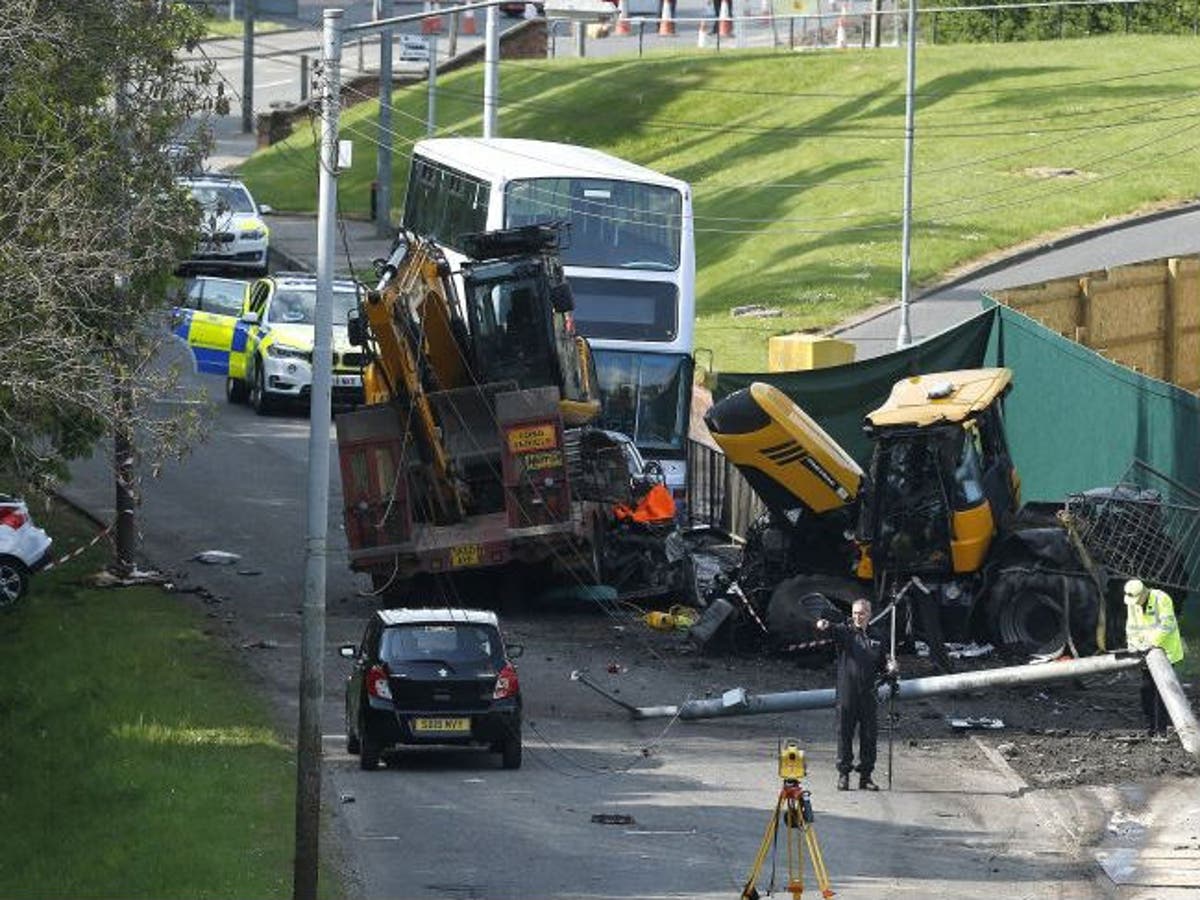 One person killed in Glasgow digger crash The Independent The Independent
