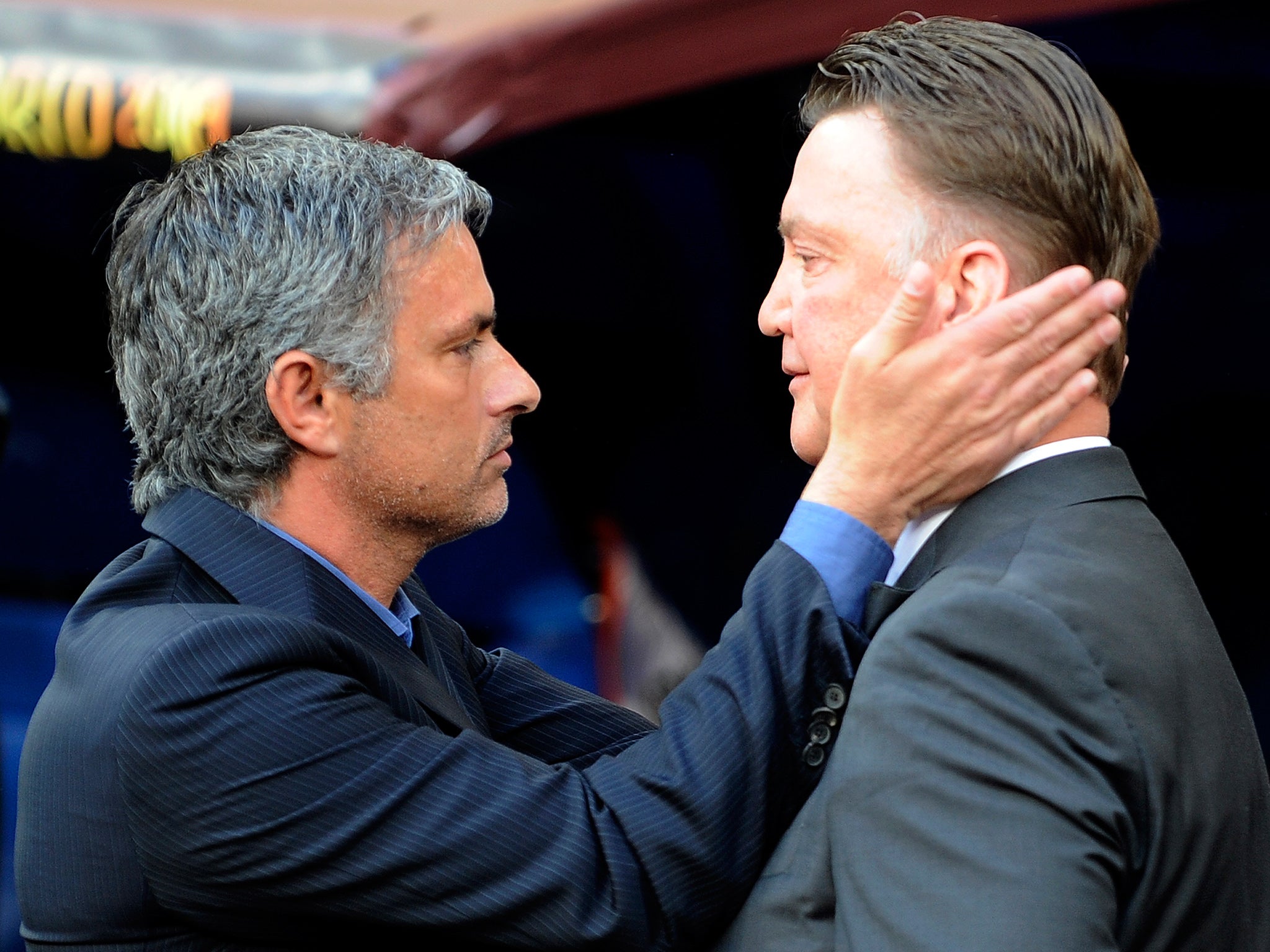 Mourinho and Van Gaal were thought to be friends off-the-pitch