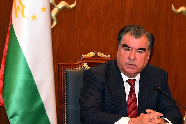 Emomali Rahmon, a 63-year-old former collective farm boss, has ruled Tajikistan since 1992
