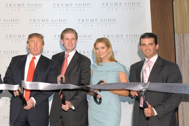 The Trump name has driven a restaurant in the Trump SoHo hotel out of business