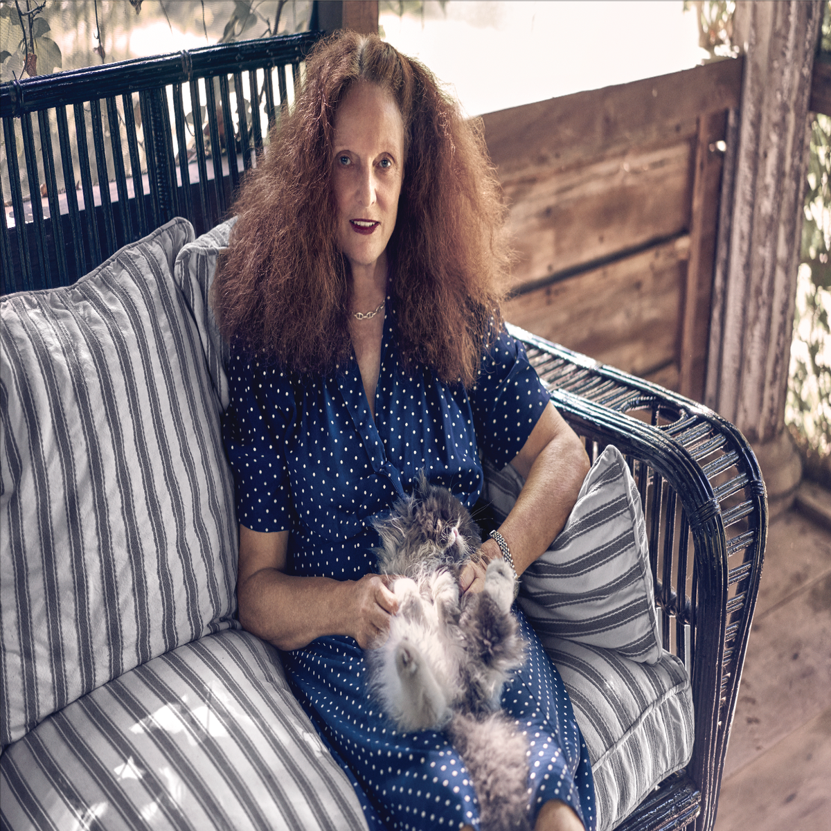 Video: Grace Coddington at Home With Her Cat