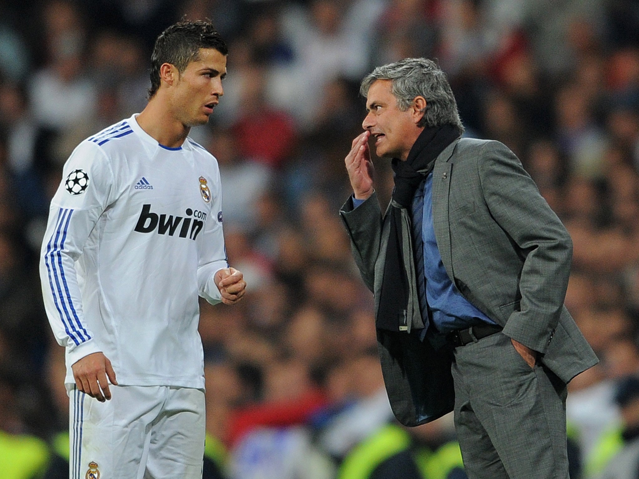 Mourinho and Ronaldo did not always see eye-to-eye at the Bernabeu