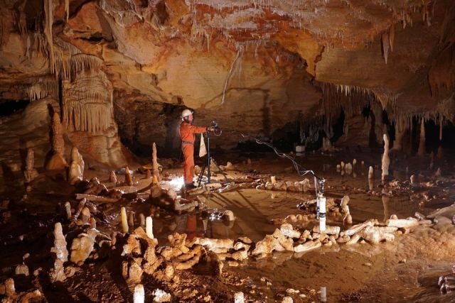 Scientists explore the Bruniquel Cave, which contains the strange Neanderthal structures that are likely to remain a mystery forever
