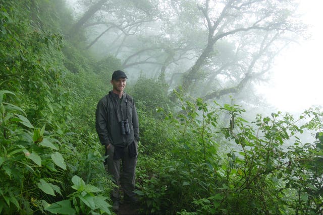 Ornithologist Noah Strycker searches for birds in the cloud forest of northwest Argentina, during his record-breaking Big Year