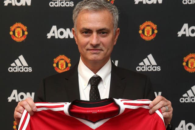 Jose Mourinho has been named Manchester United manager