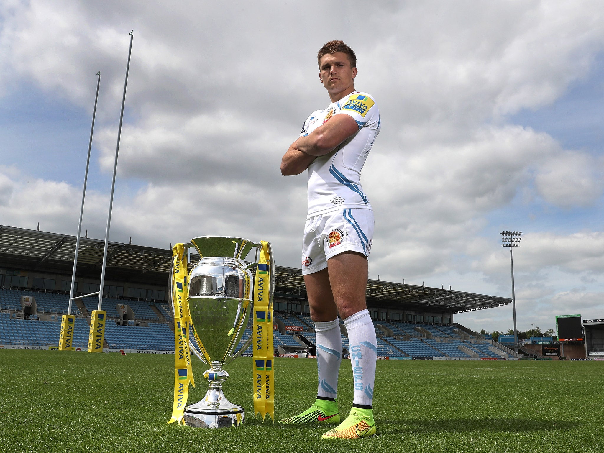 Henry Slade has recovered from a broken leg earlier in the season to start in the final