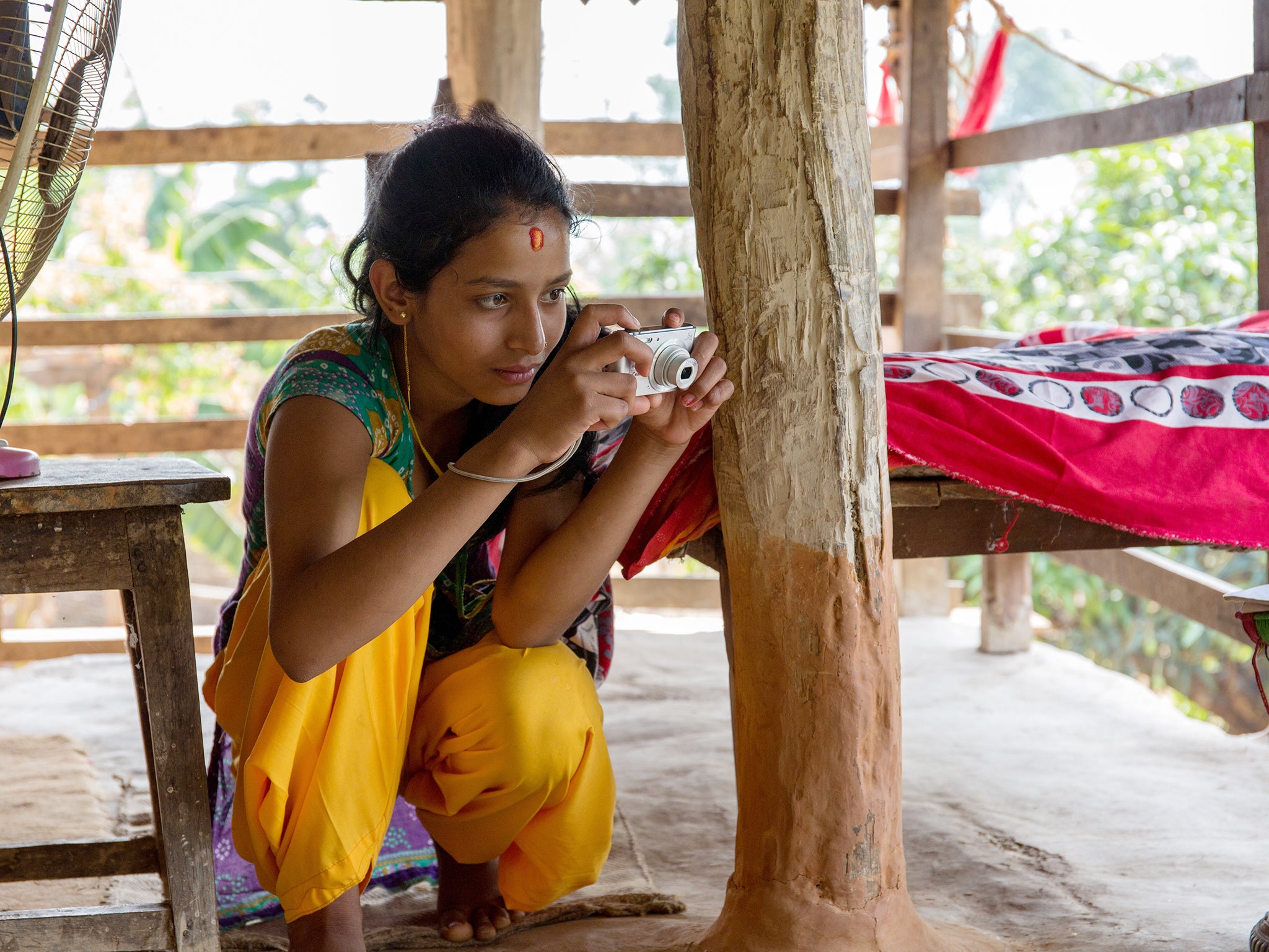 Nepalese Girls Take Photos Of All The Things They Cant Touch During 