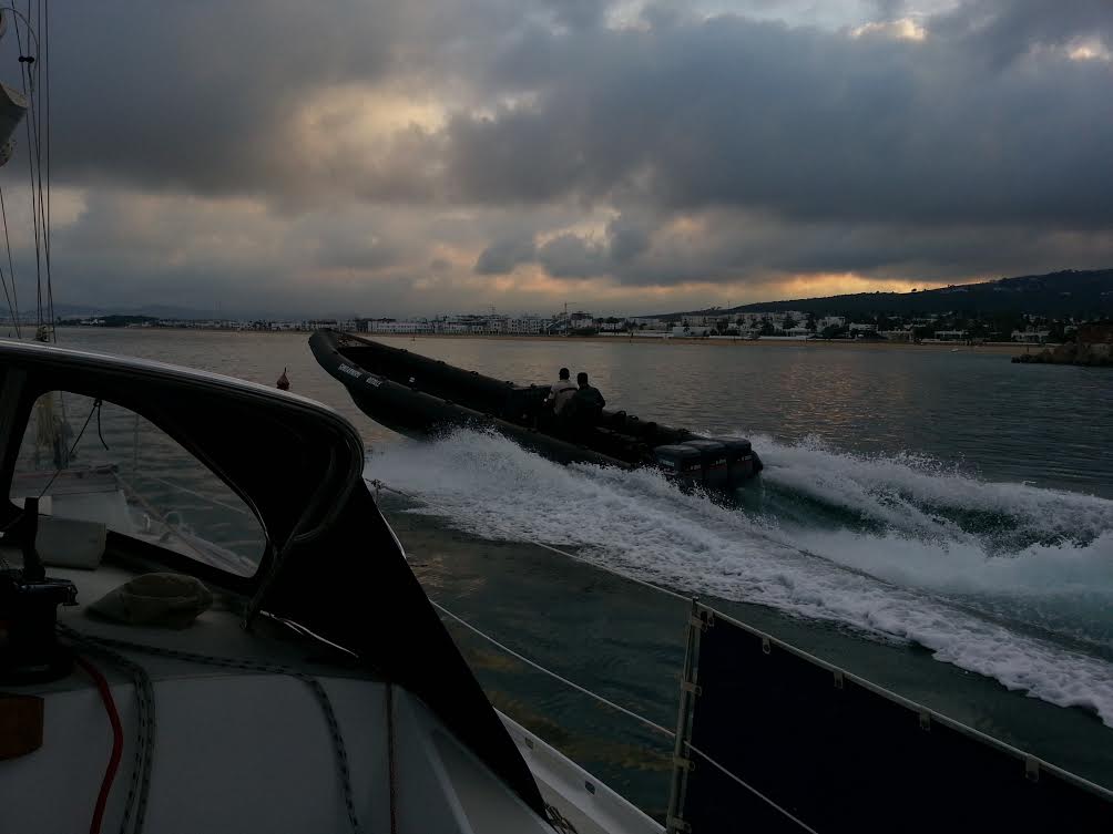 Moroccan police follow the Women on Waves ship