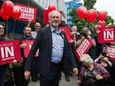 EU referendum: Jeremy Corbyn urged to make 'bolder and braver' case for immigration