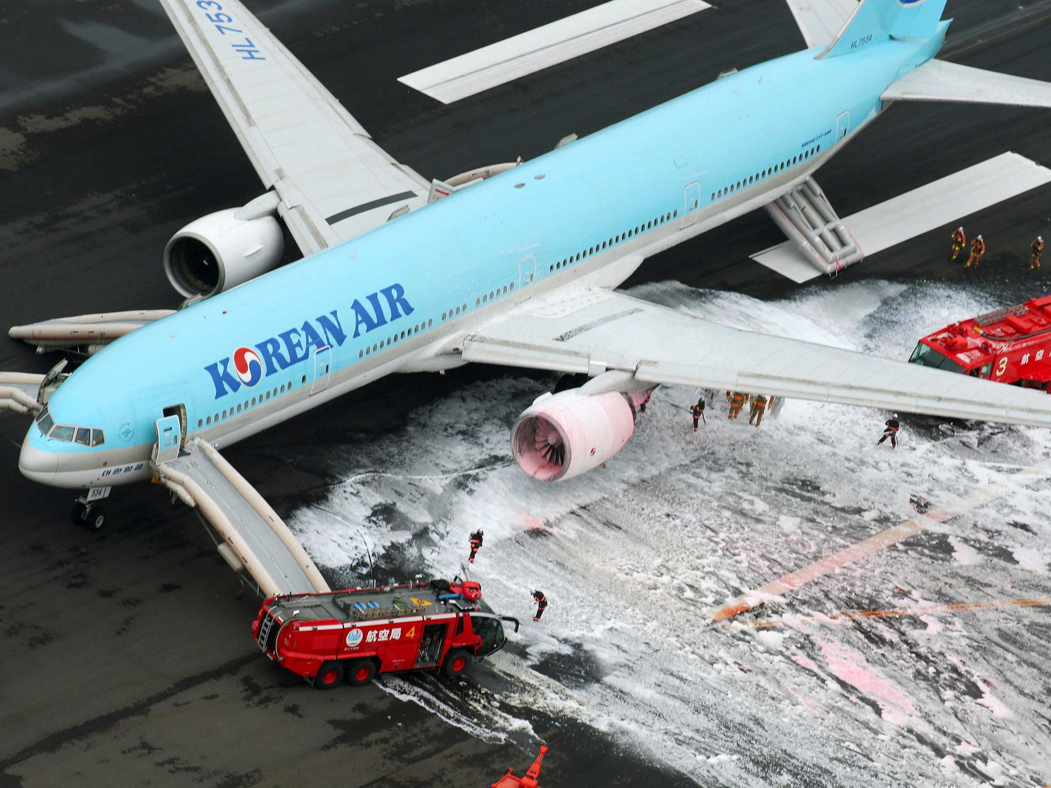 Korean Air faced criticism over its handling of an on-board incident involving a violent passenger