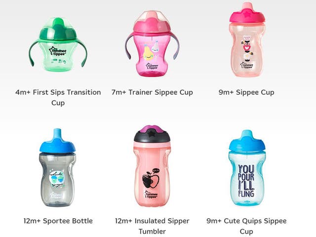 Customers were advised to immediately stop using  the recalled Sippy cups and contact Mayborn