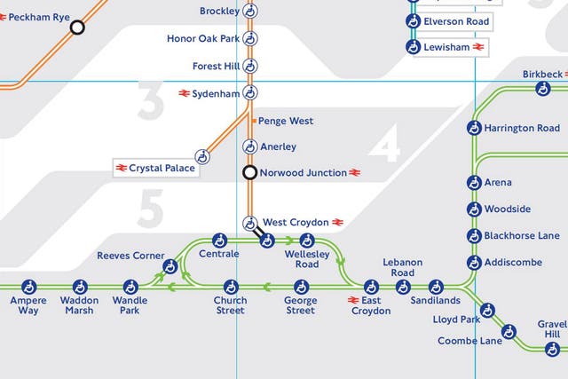 The Transport for London (TfL) map will include London's tram services for the first time from June 2016