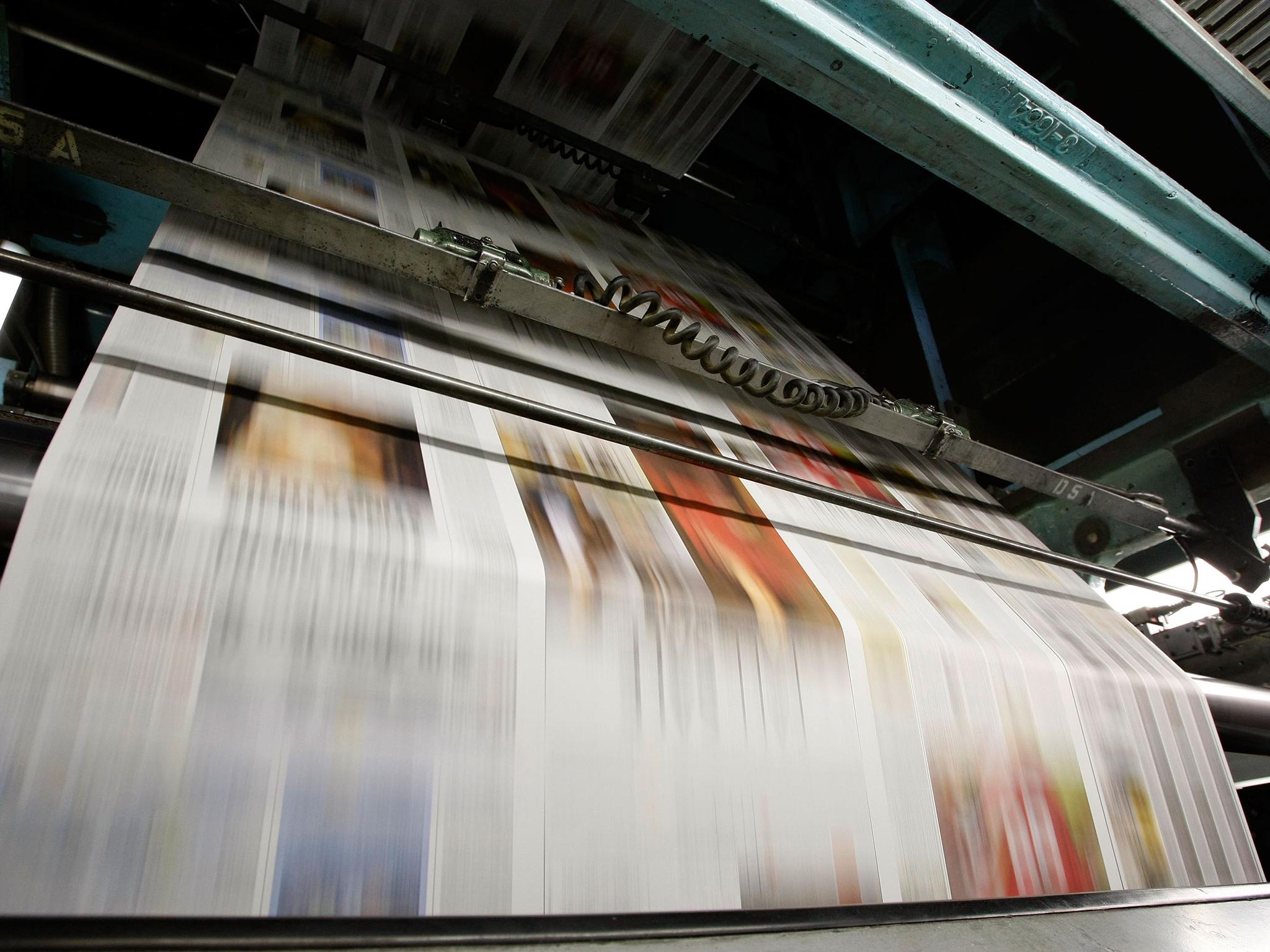 Johnston Press, which owns the i newspaper, has been hurt by a long-term decline in print advertising revenues