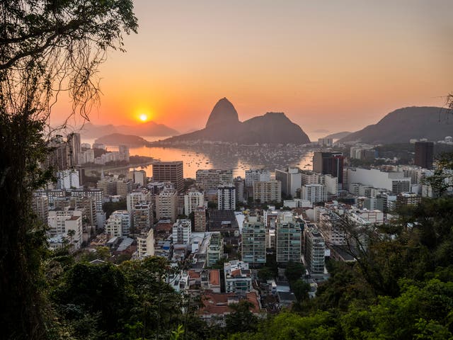 Sunrise in Rio de Janeiro, Brazil
