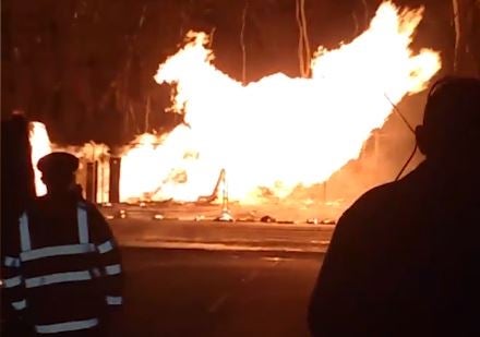 The explosion 'felt like an earthquake', according to witnesses