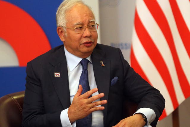 Malaysian prime minister Najib Razak