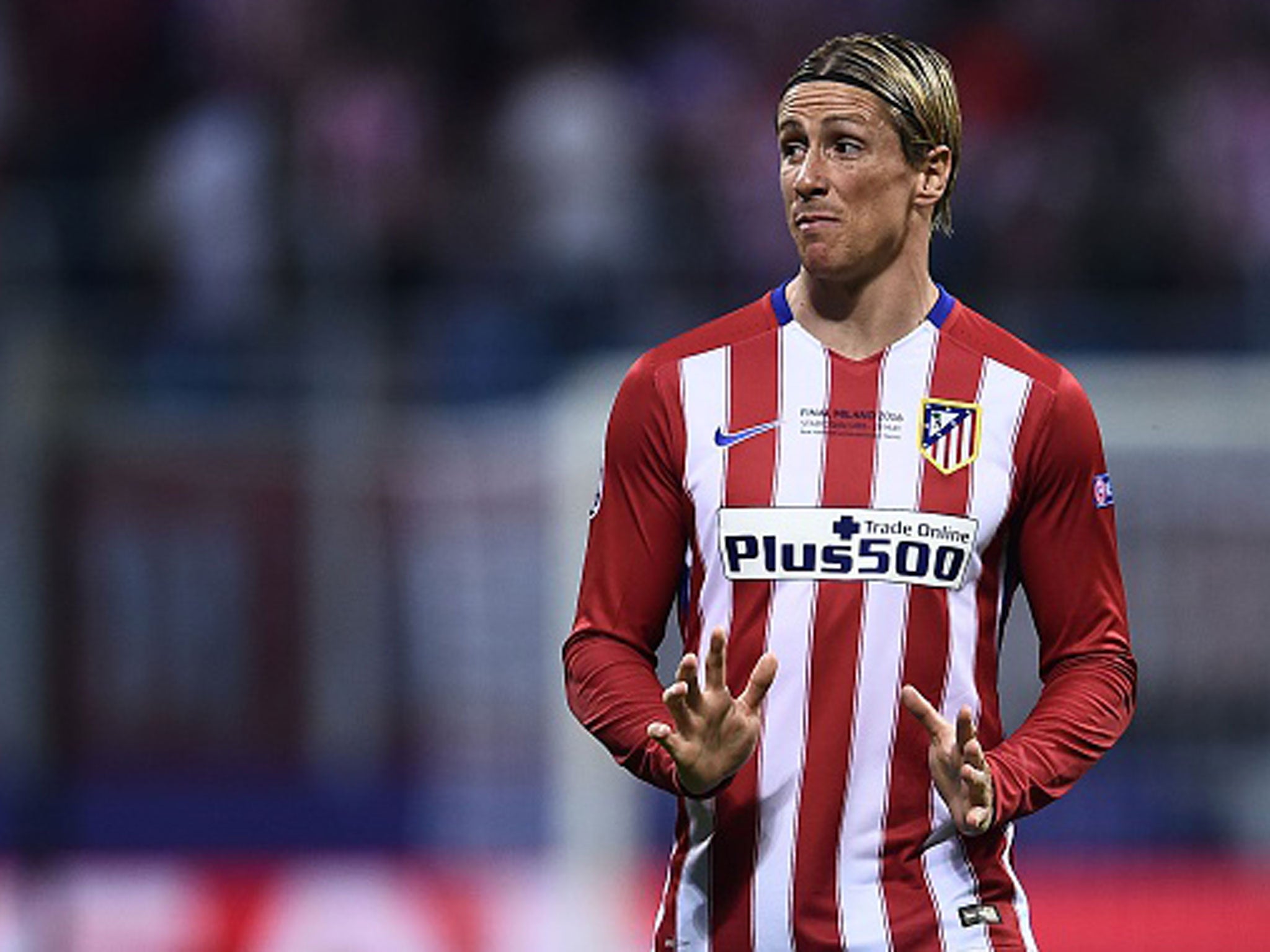 &#13;
Fernando Torres' side lost the European Cup final to their neighbours for the second time in three years &#13;
