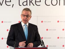 EU Referendum: Michael Gove promises clampdown on 'rapacious oligarchs' in Britain in return for Brexit vote