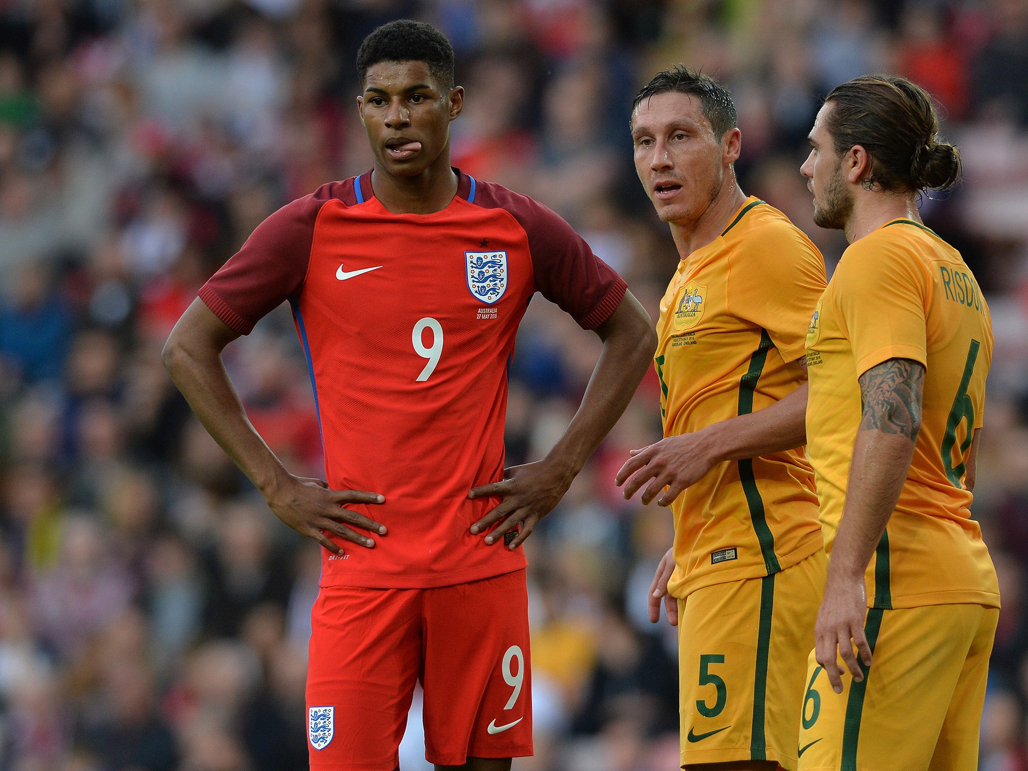 Marcus Rashford will find out on Tuesday if he has made England's Euro 2016 squad