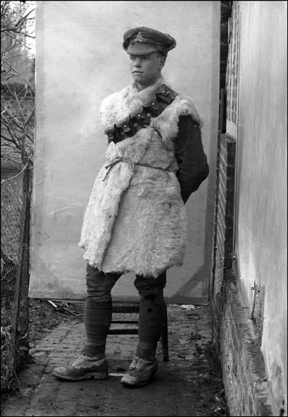 Sheepskins were sent out to France during an overcoat shortage in 1915