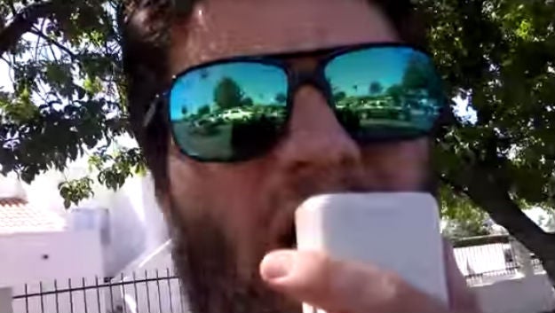 The preacher calls out: 'It's not good in the hood!'