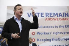 David Cameron’s tenure as Prime Minister in danger regardless of EU result, Tory MPs claim