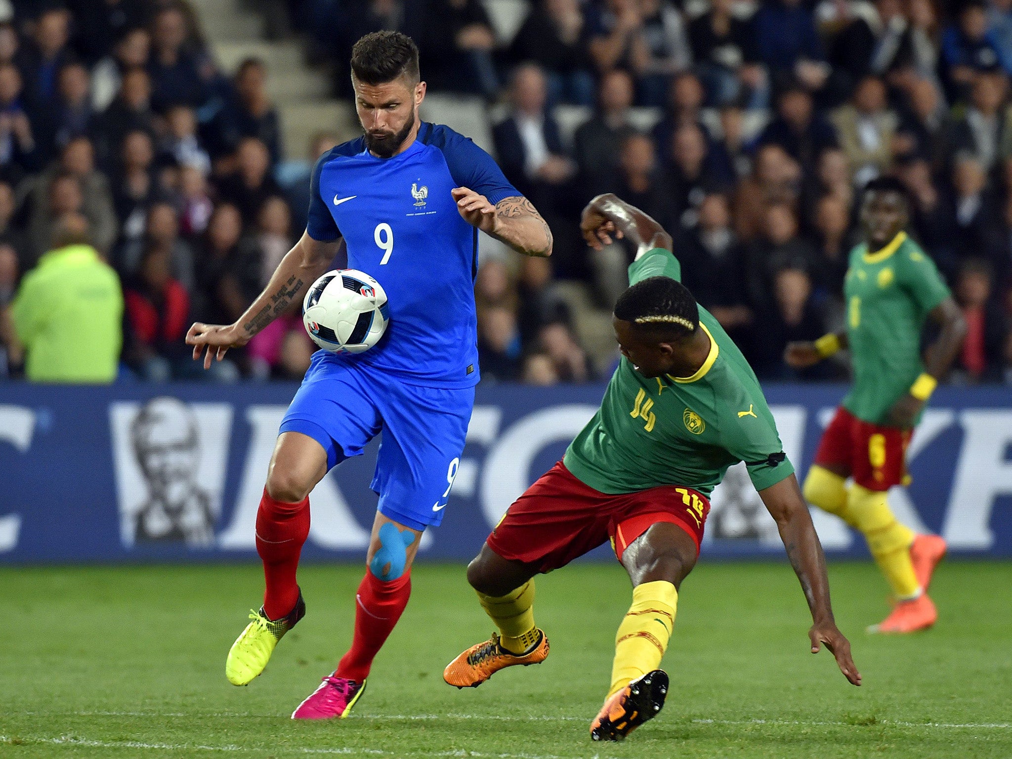 Olivier Giroud scored for France but still attracted criticism