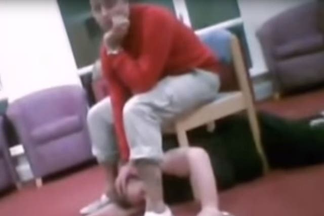 In footage obtained in an undercover investigation in 2011, staff were seen physically and psychologically abusing vulnerable patients, including trapping them underneath chairs