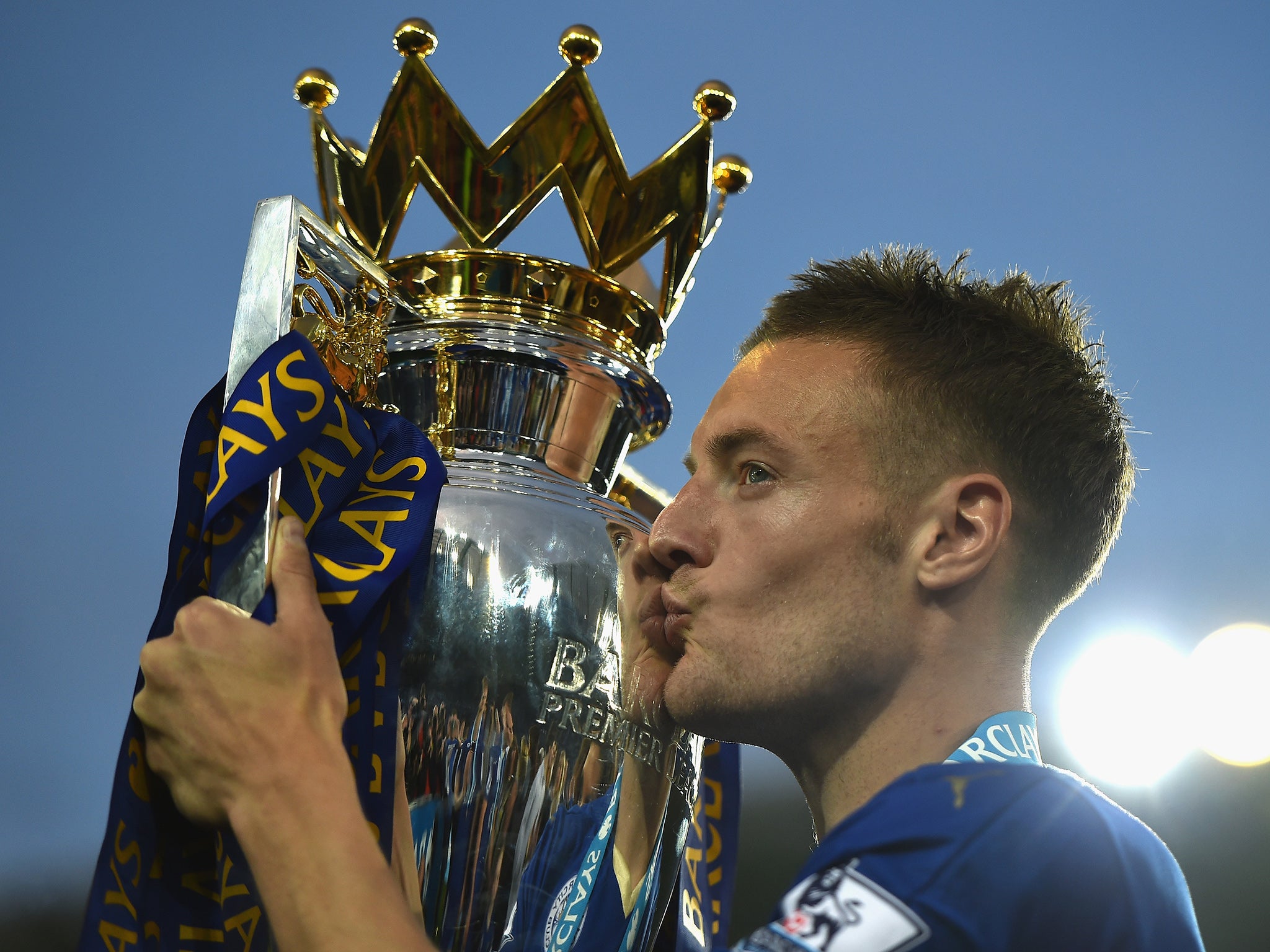 Vardy won the Premier League with Leicester this season