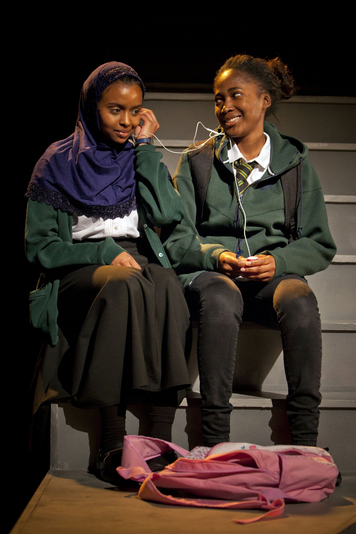Bonded by wounds: Tsion Habte (Iqra) and Adelayo Adedayo (Muna) in Cuttin' It