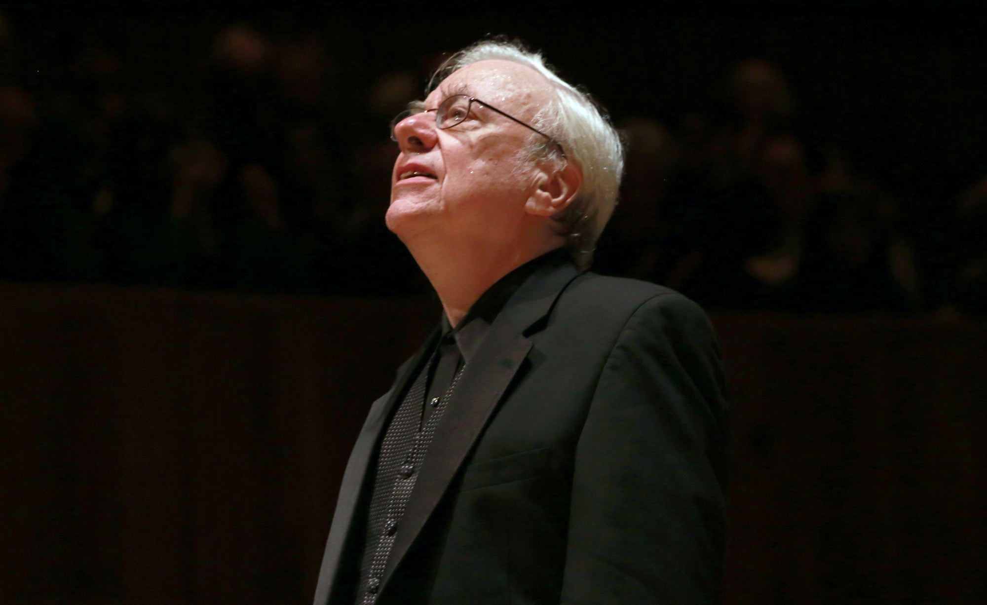 Plaudits: American pianist Richard Goode during a solo piano recital of the last three piano sonatas by Schubert as part of the Southbank Centre's International Piano Series