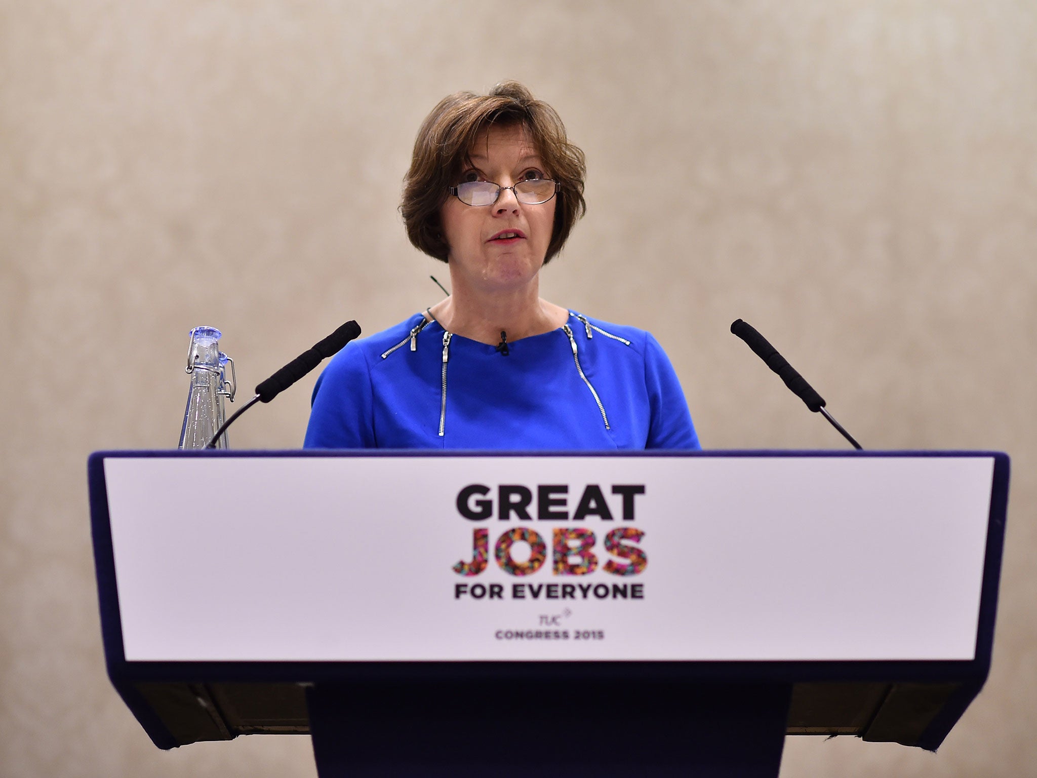 TUC general secretary Frances O'Grady says Britain needs a pay rise